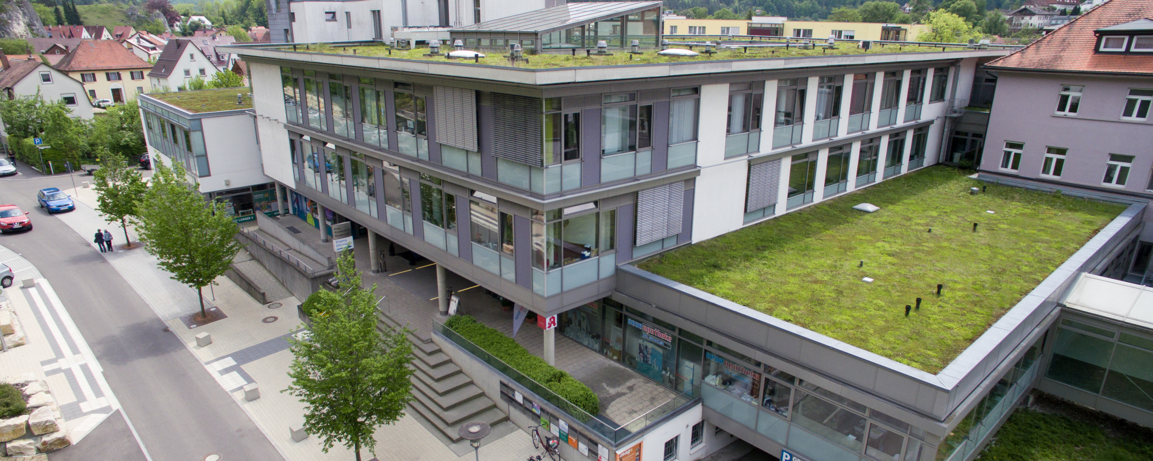 Alb-Donau Klinikum Blaubeuren von oben
